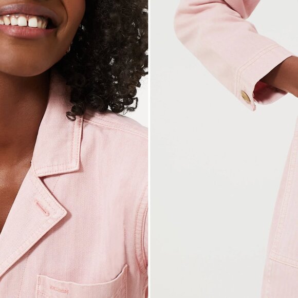 ALEX MILL  Women's Standard Zip Jumpsuit - Blush Pink - L - Picture 9 of 10